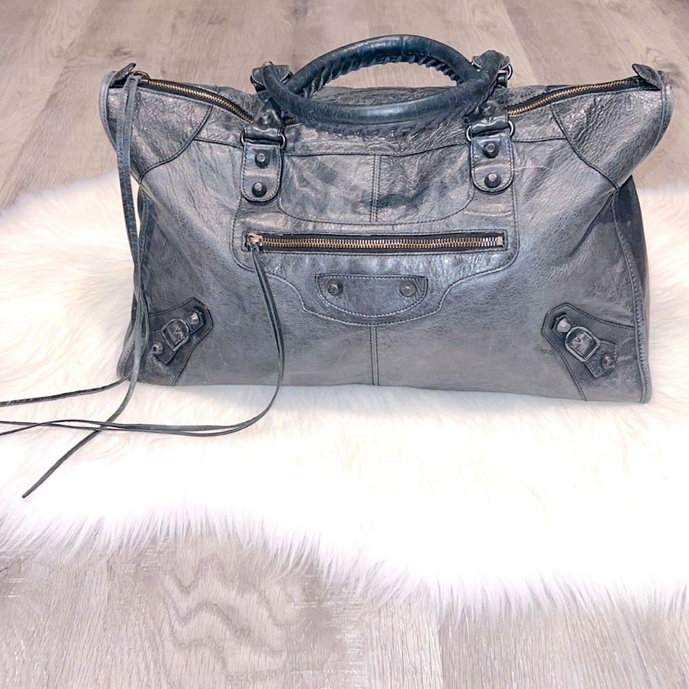Balenciaga Authentic Gorgeous “Gray” Work Bag!